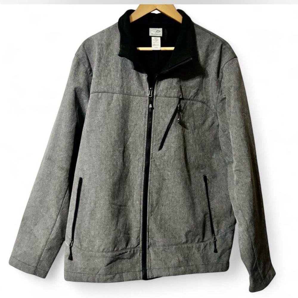 Champion Men's Gray and Black Jacket Sz XL